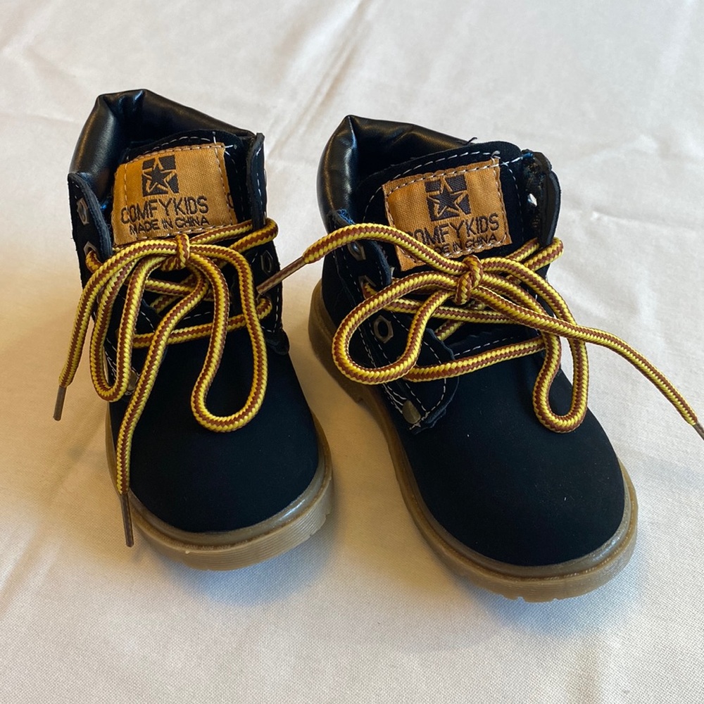 Toddler Boys Black Boots